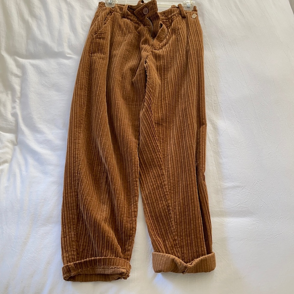 Wide Leg Corduroy Pants